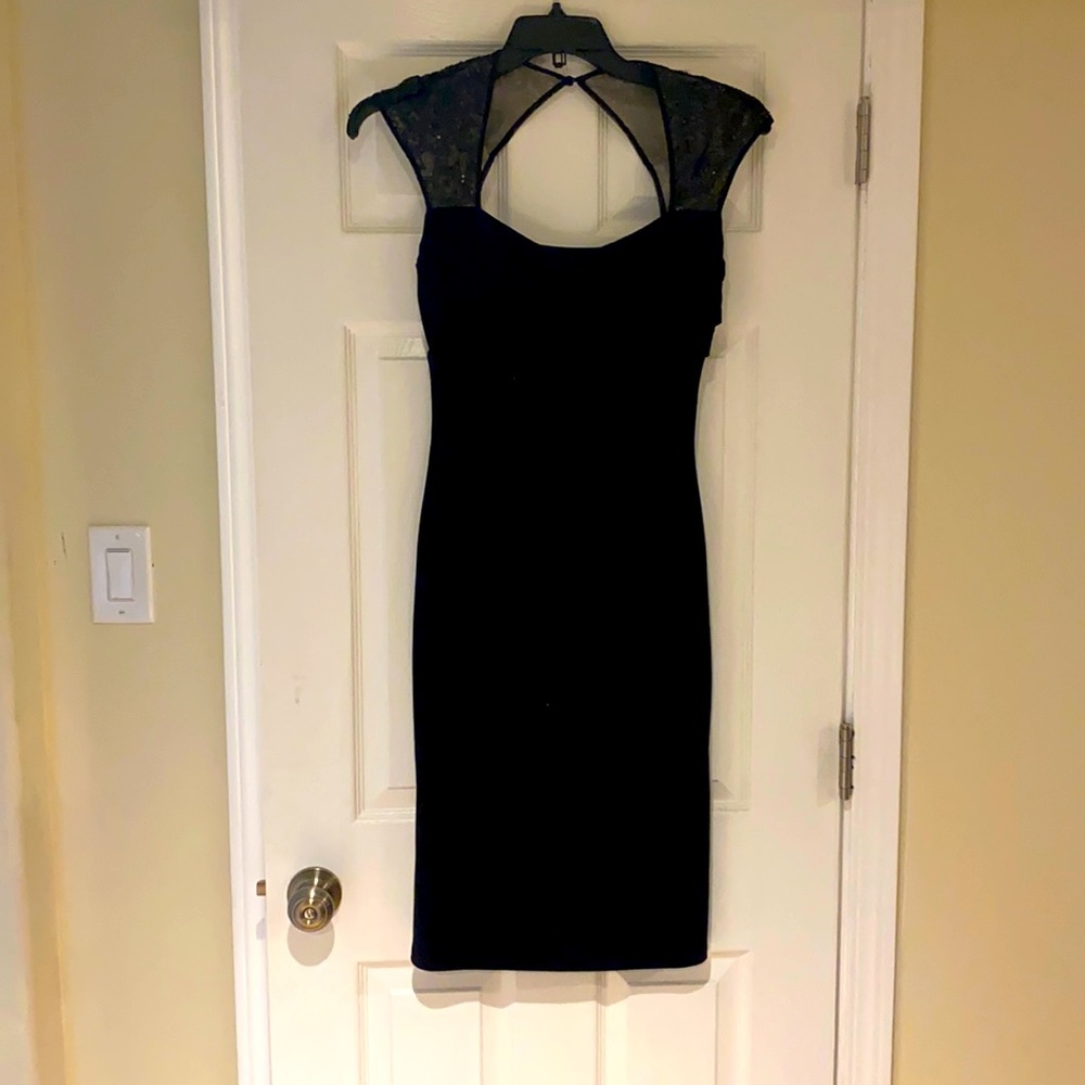 Lauren by Ralph Lauren black cocktail dress